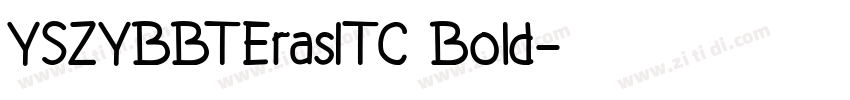 YSZYBBTErasITC Bold字体转换
